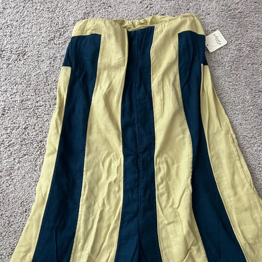 NWT Free People Eden Stripe Jumpsuit XS - Picture 3 of 8